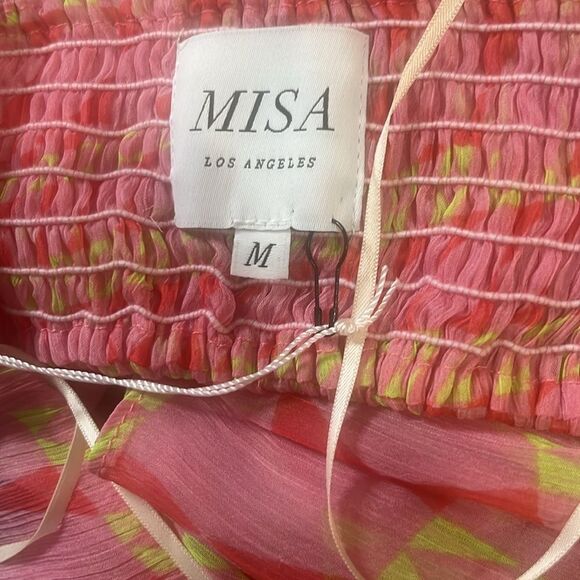 NWT Misa Los Angeles Dailia Maxi Dress In Septima Geo Medium $ 510.00 - Picture 8 of 8